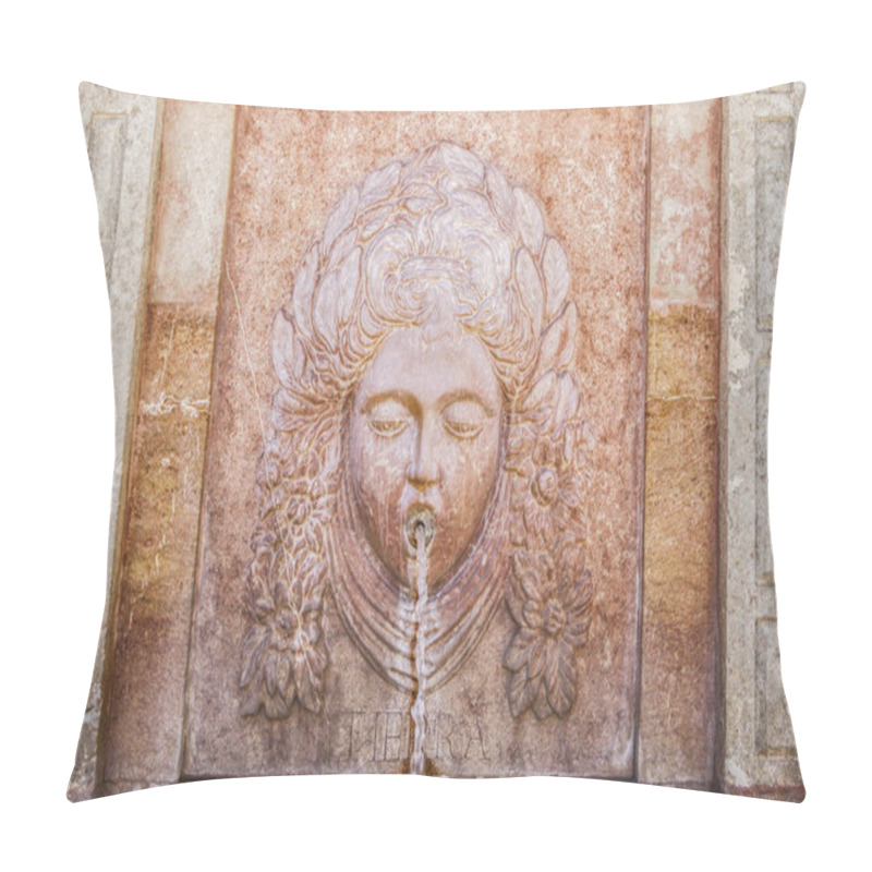 Personality  Elements Fountain, The Earth, Antequera, Spain Pillow Covers