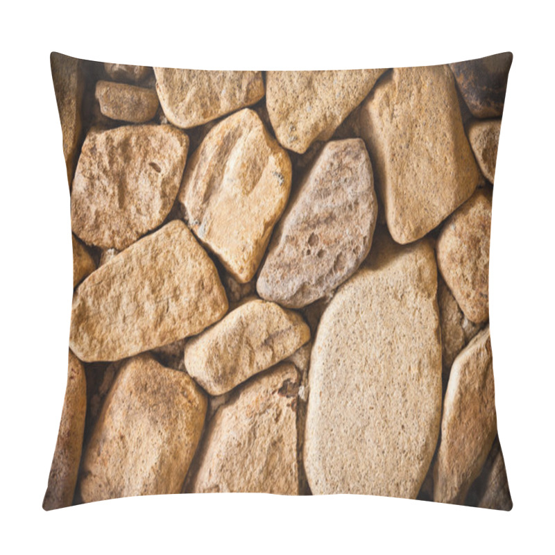 Personality  Texture Of Old Stone Wall For Background Pillow Covers