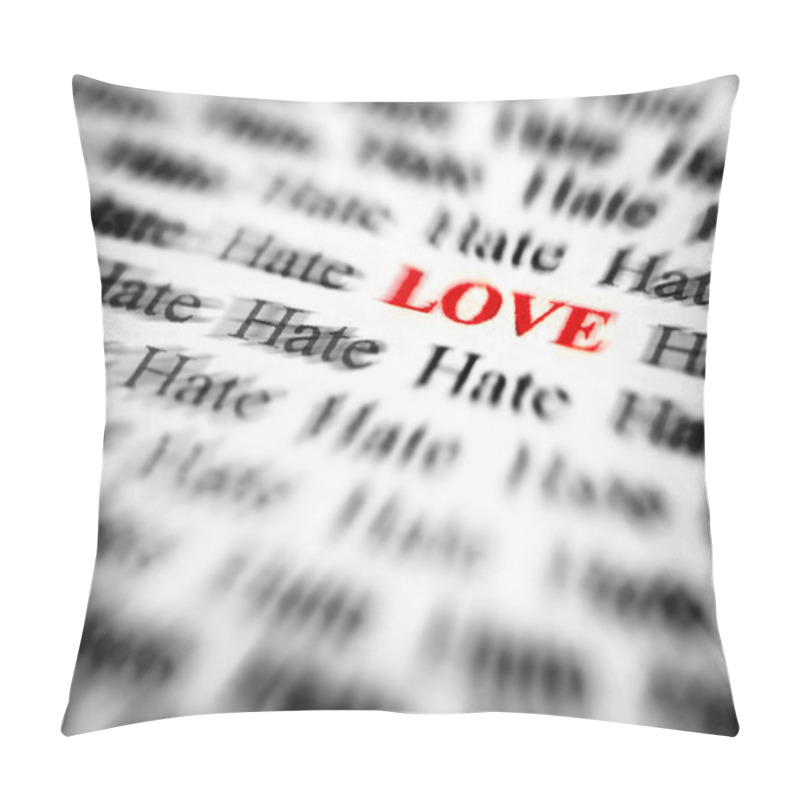 Personality  Love & Hate Pillow Covers