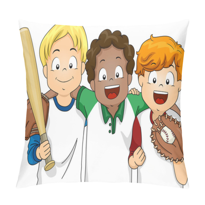 Personality  Boys Ready To Play Baseball Pillow Covers