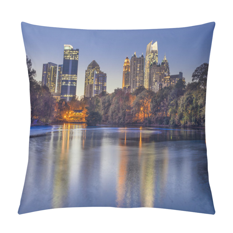 Personality  Atlanta, Georgia Piedmont Park Skyline Pillow Covers