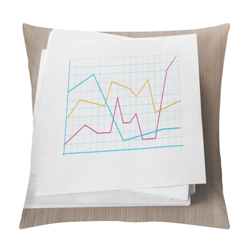 Personality  Stack Of Documents On Wooden Table Pillow Covers