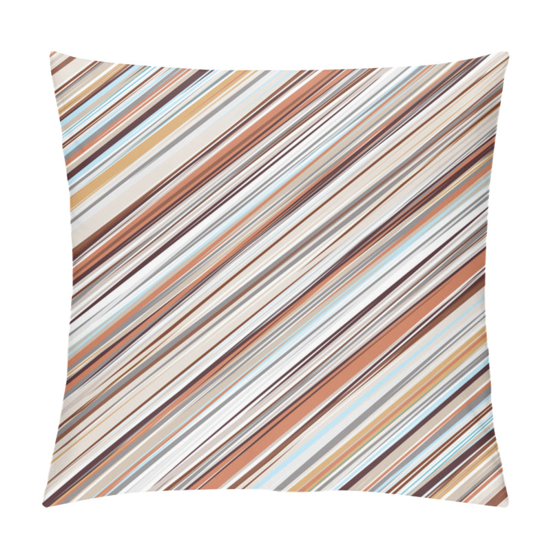 Personality  Tan Vertical Striped Pattern Background Pillow Covers