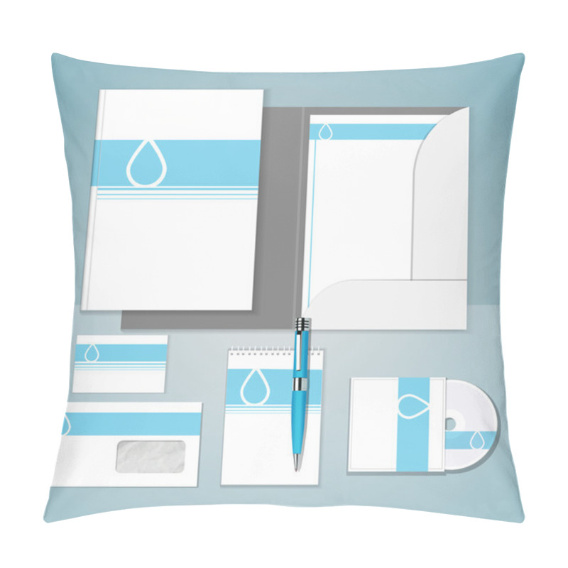 Personality  Set Of Templates Corporate Identity Pillow Covers