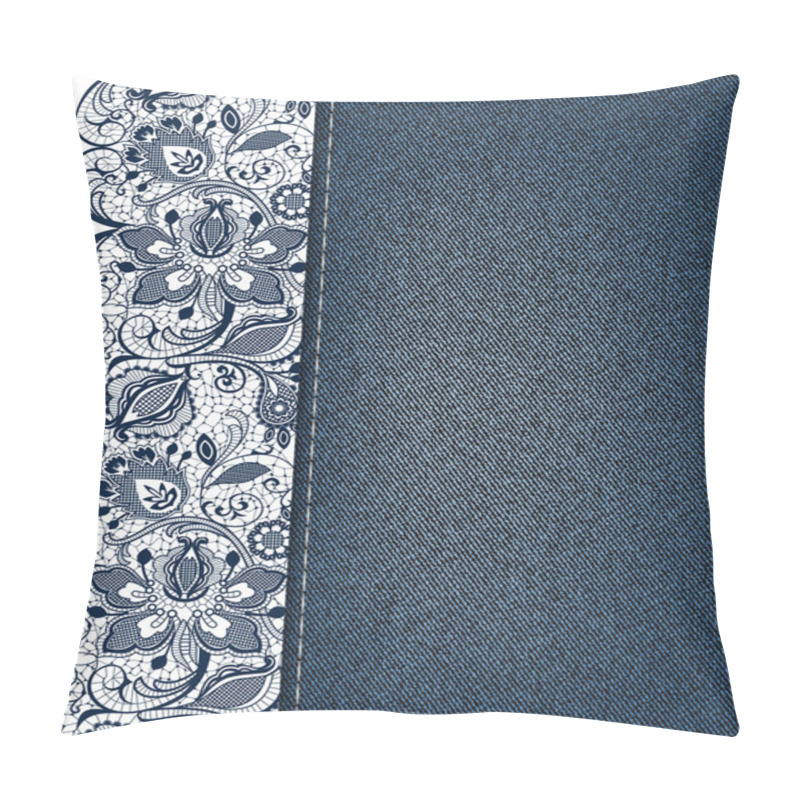 Personality  Lace Background Pillow Covers