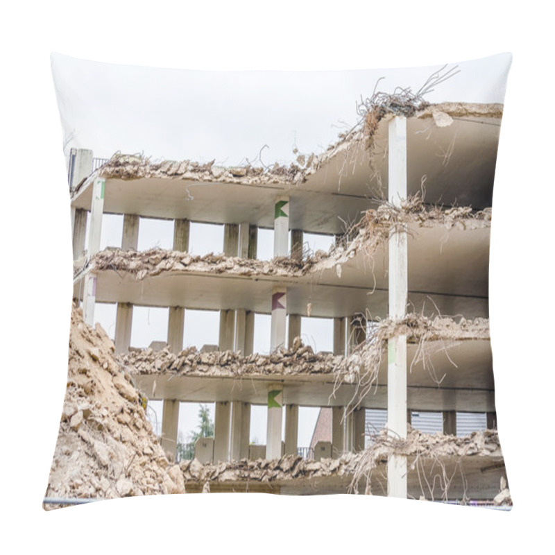 Personality  Demolition Park In Velbert Pillow Covers