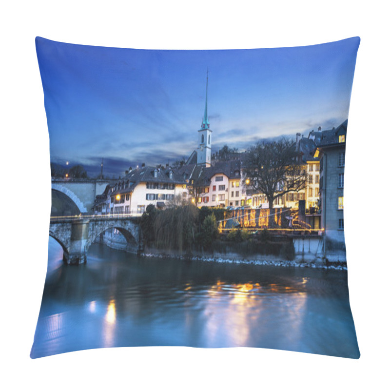 Personality  Bern City By Night Pillow Covers