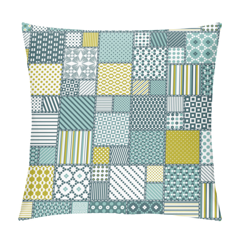 Personality  Creative Seamless Patchwork Pattern  Pillow Covers