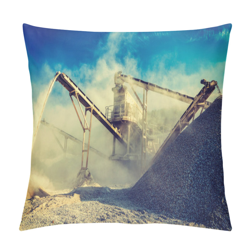 Personality  Industrial Crusher - Rock Stone Crushing Machine Pillow Covers