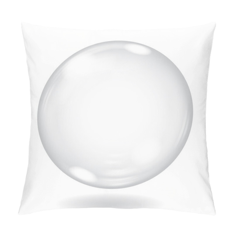 Personality  Big White Opaque Sphere Pillow Covers