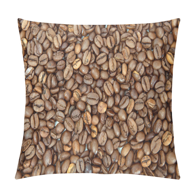 Personality  Coffee Beans Background Pillow Covers