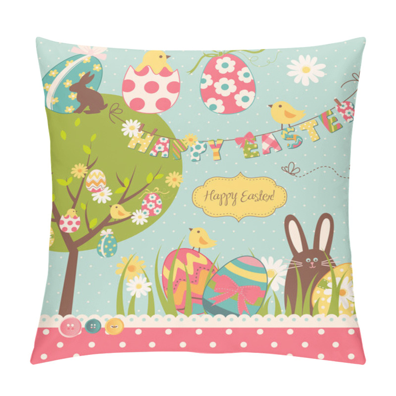 Personality  Easter Extravaganza Pillow Covers