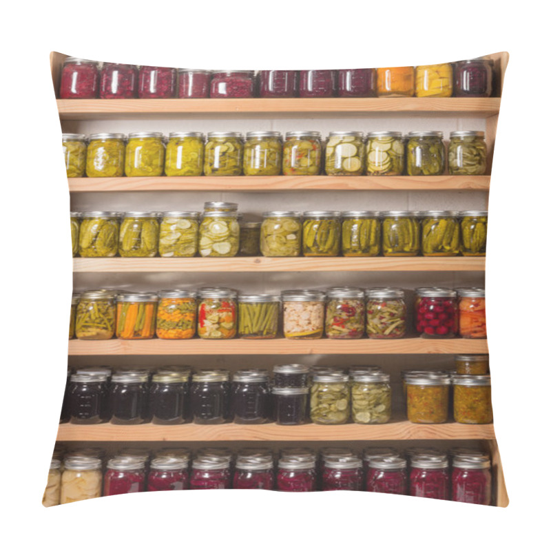 Personality  Shelves Of Canned Goods Pillow Covers