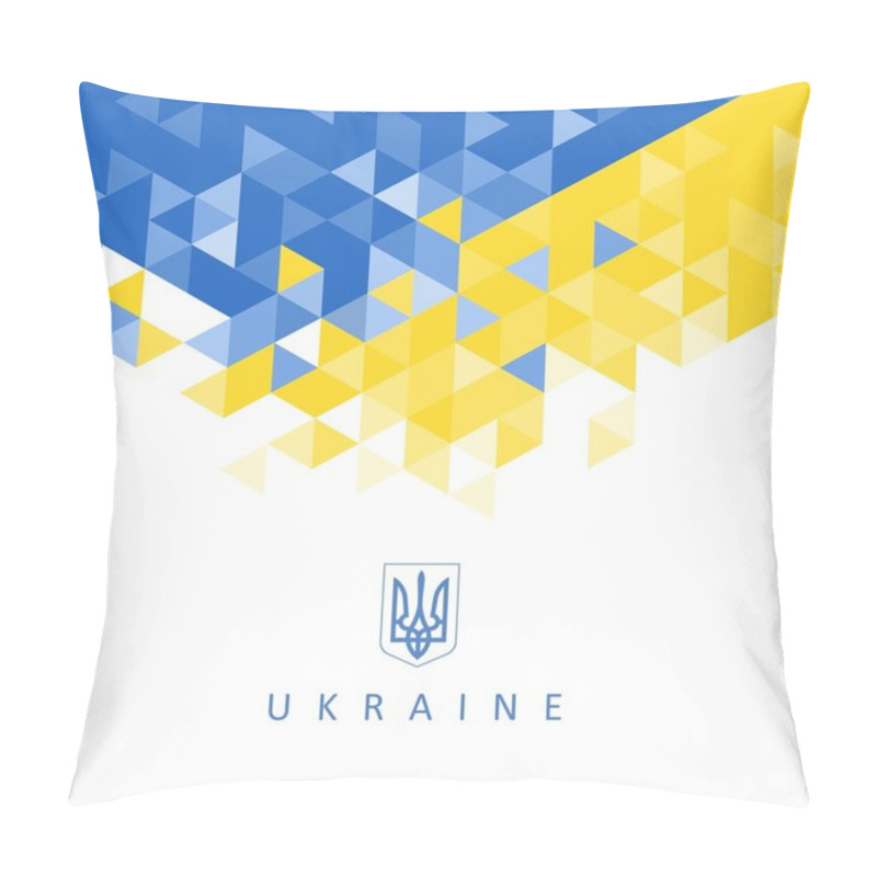 Personality  The National Symbol Of The Ukraine - Abstract Background Pillow Covers