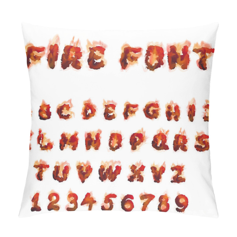 Personality  English  Burning Alphabet Pillow Covers