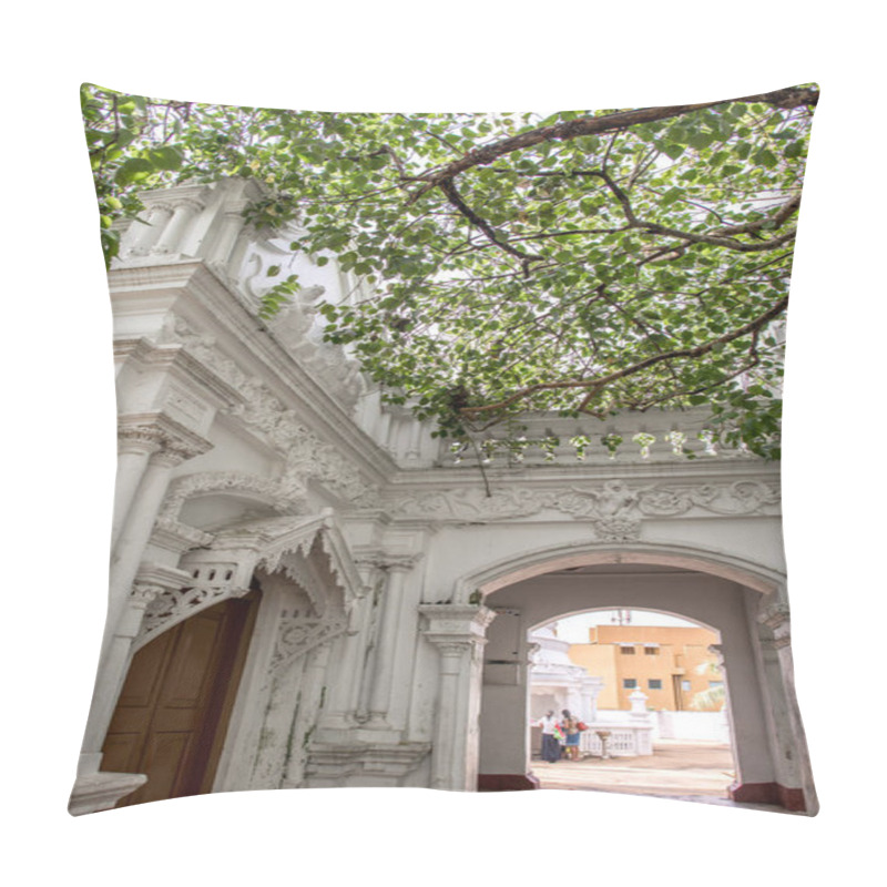 Personality  Buddha Temple At Sri Lanka Pillow Covers