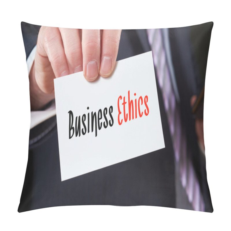 Personality  Business Ethics Concept Pillow Covers