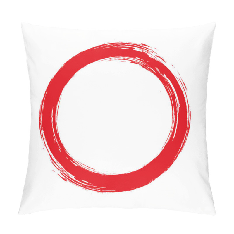 Personality  Grunge And Circle Road Sign. Pillow Covers