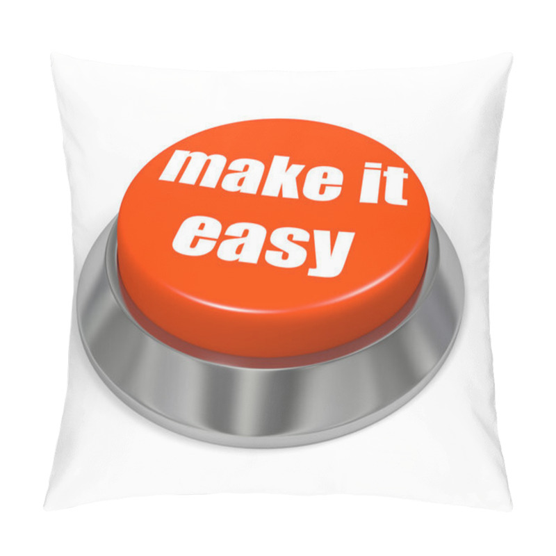 Personality  Button Make It Easy Pillow Covers