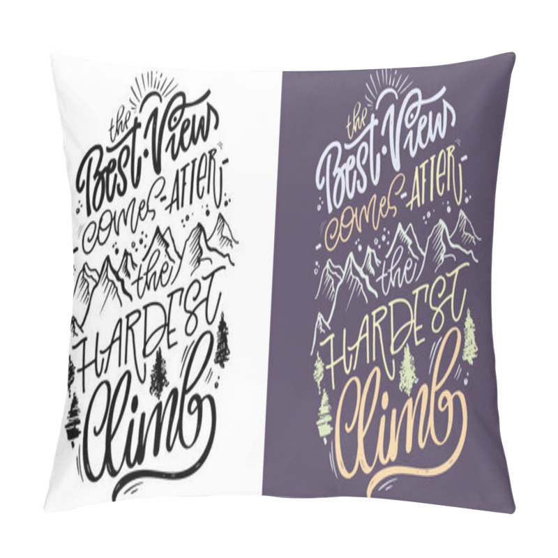 Personality  Cute Hand Drawn Doodle Lettering Quote. Lettering For T-shirt Design, Mug Print, Bag Print, Clothes Fashion. 100% Hand Drawn Vector Image. Pillow Covers