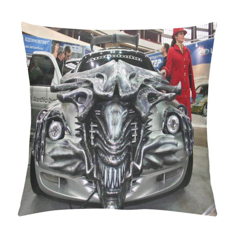 Personality  Car Tuned Style The Movie Aliens In Motor Show. Pillow Covers