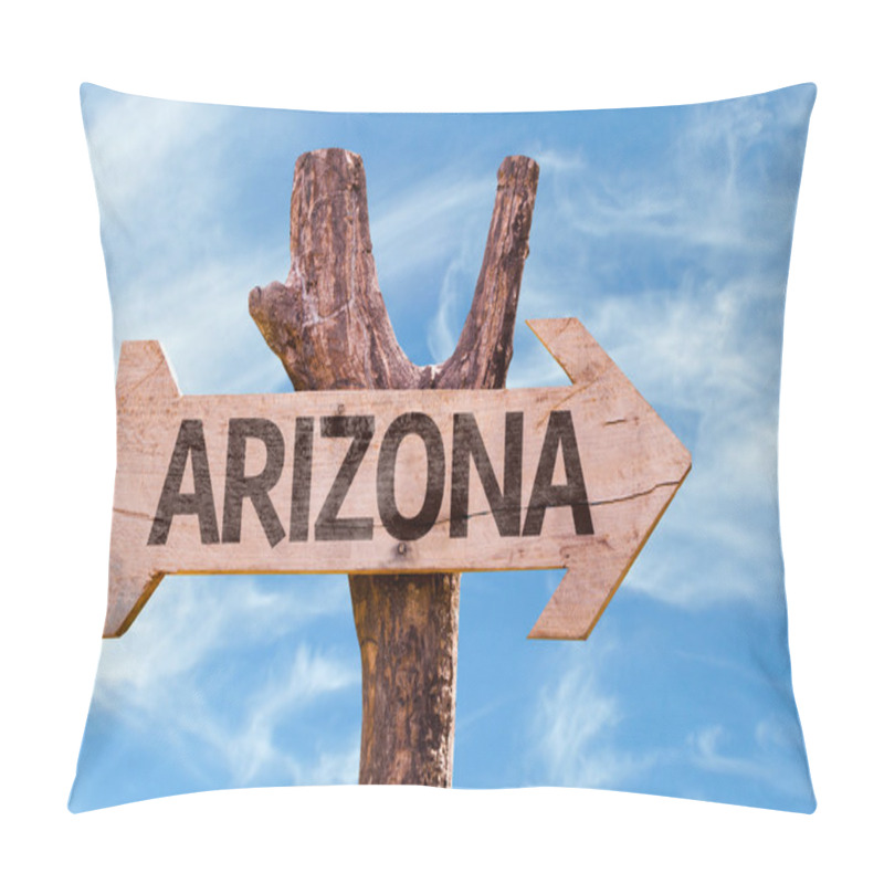 Personality  Arizona Wooden Sign Pillow Covers