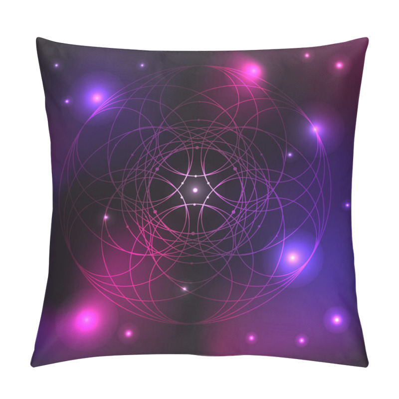 Personality  Acred Geometry Abstract Background Pillow Covers