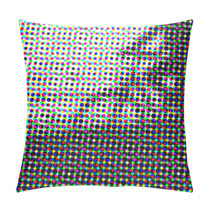 Personality  Abstract Half Tone Pop Art Pattern Illustration As Background Pillow Covers