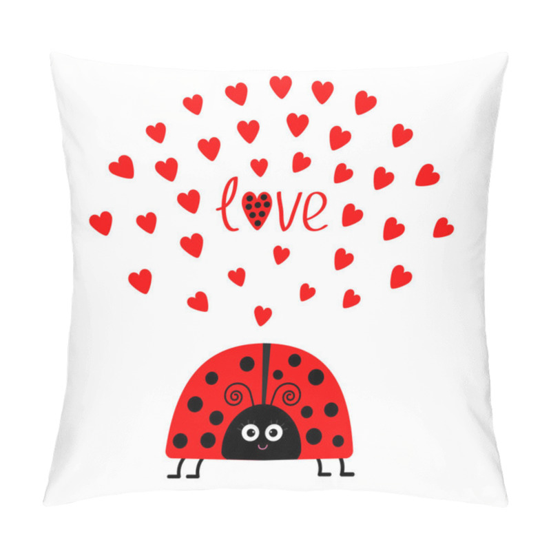 Personality  Red Ladybug Insect  Pillow Covers