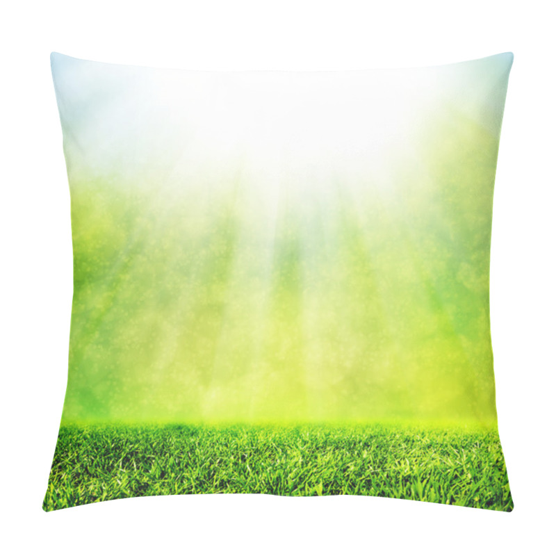 Personality  Green Spring Grass Pillow Covers