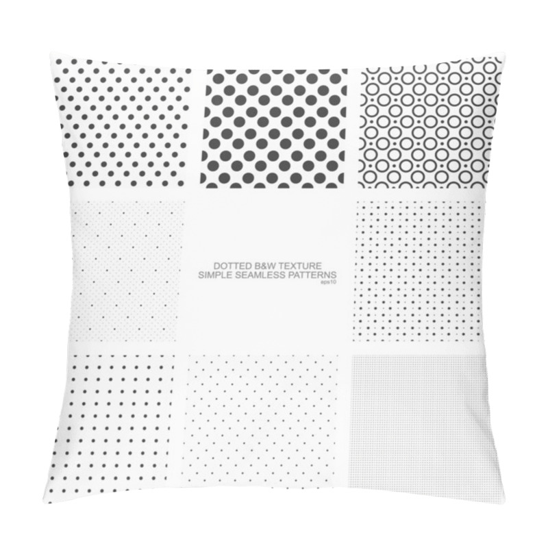 Personality  SImple Polka Dots Patterns, Vector Seamless Backgrounds Pillow Covers