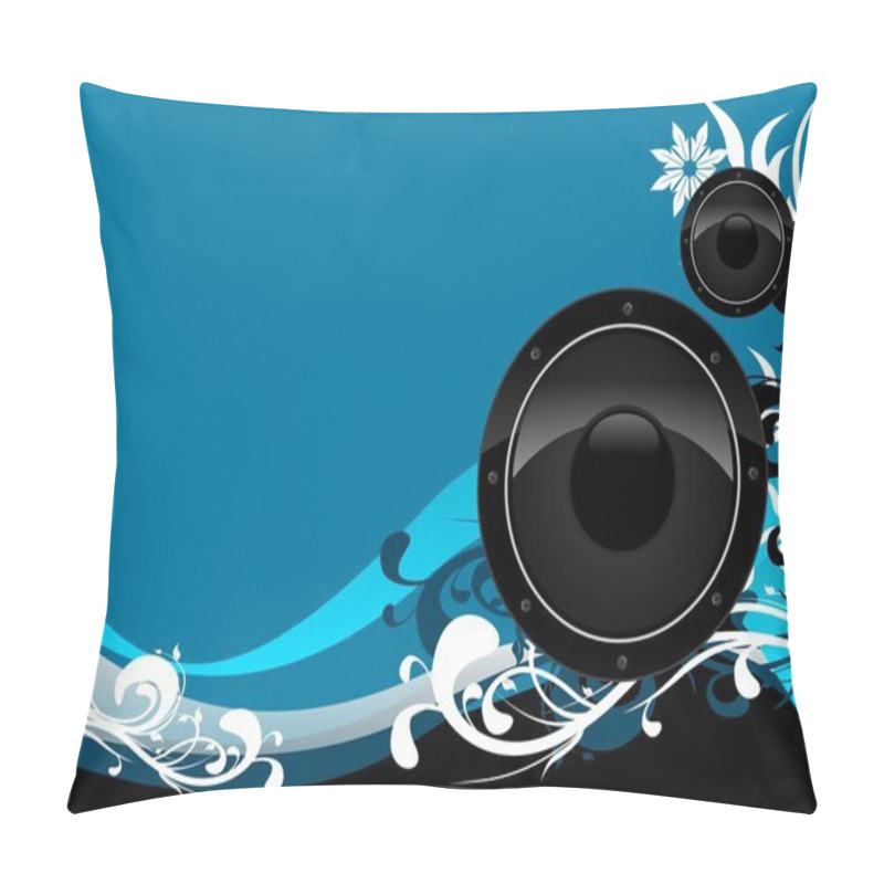 Personality  Abstract Music Backdrop Pillow Covers