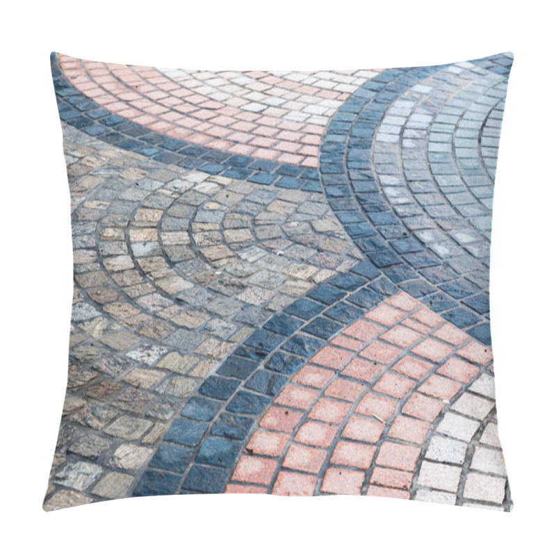 Personality   Circular Designs In Pavement Pillow Covers