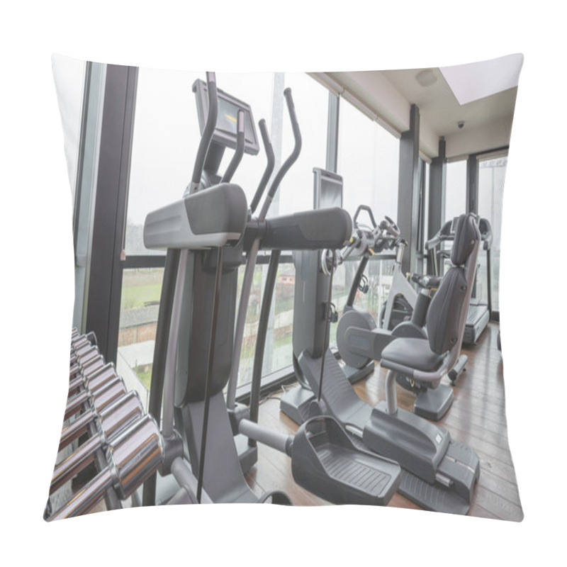 Personality  Modern Gym Interior Pillow Covers