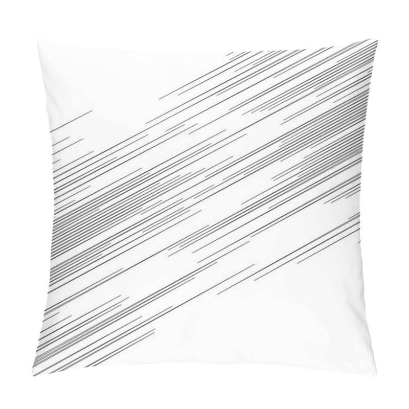 Personality  Oblique, Diagonal Dynamic Lines Pattern. Straight Parallel Skew  Pillow Covers