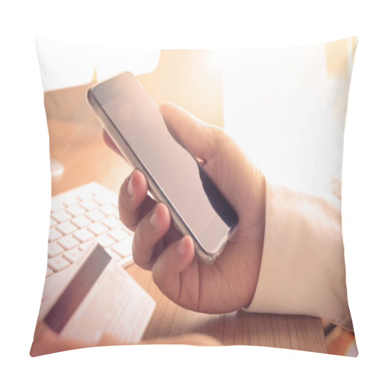 Personality  Mobile Payments Pillow Covers