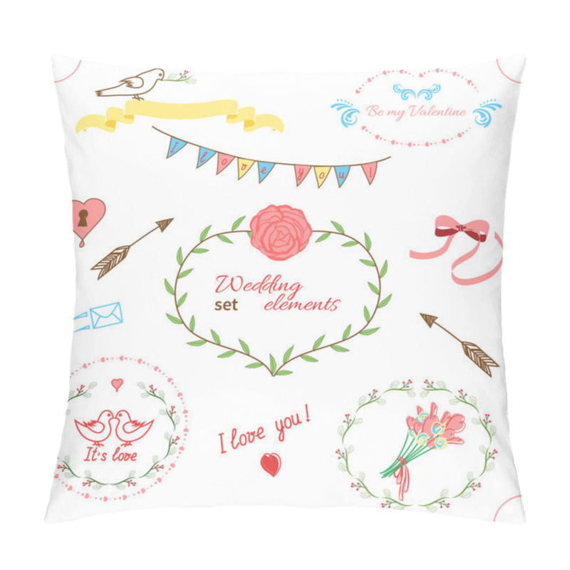 Personality  Set Of Wedding Pillow Covers