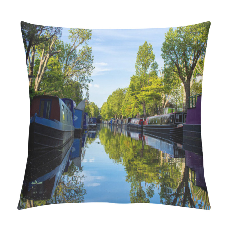 Personality  Little Venice Canal In London, United Kingdom Pillow Covers