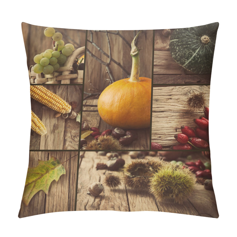 Personality  Autumn Collage Pillow Covers