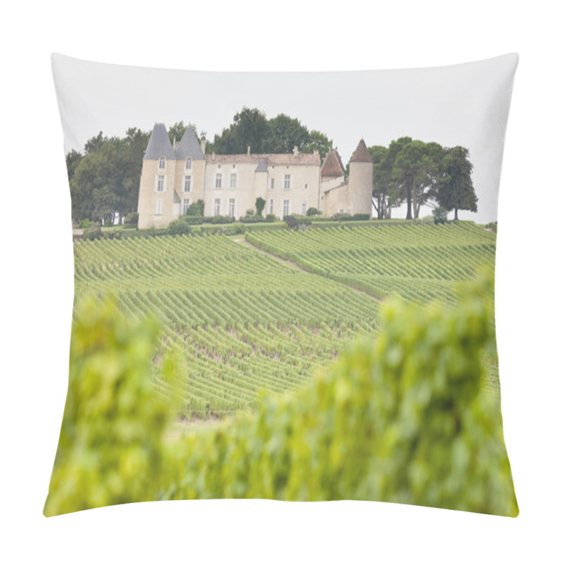 Personality  Vineyard And Chateau D'Yquem, Sauternes Region, France Pillow Covers