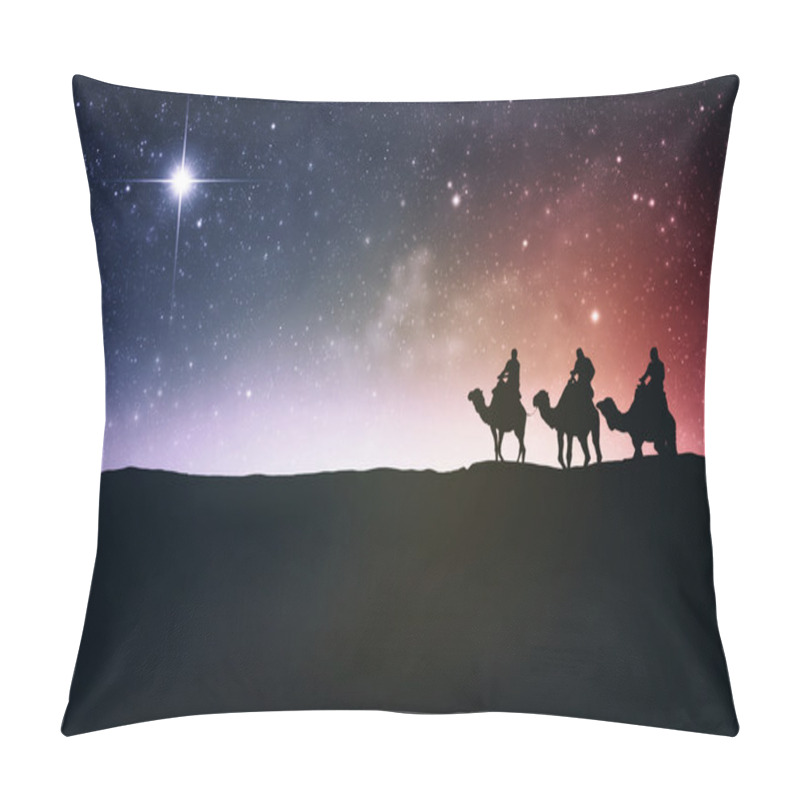 Personality  Three Wise Men And Star Pillow Covers