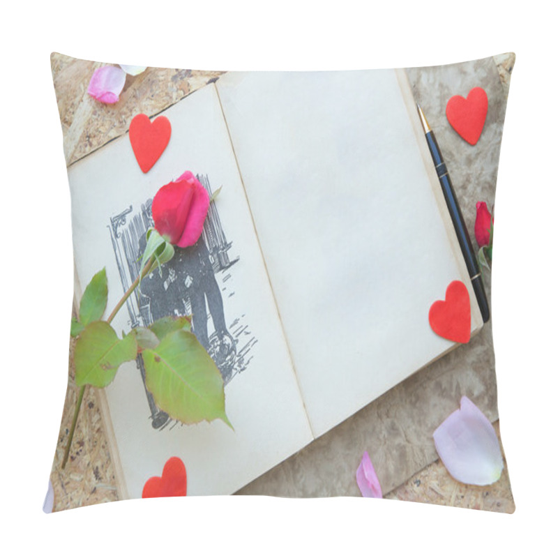 Personality  Valentine's Day Background Pillow Covers