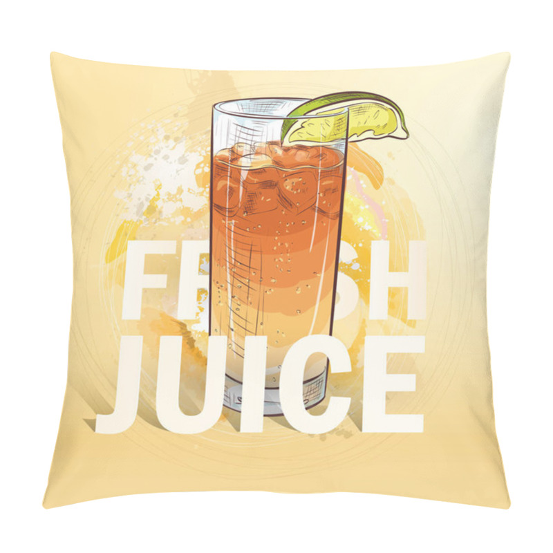 Personality  Summer Fresh Juice Cocktail Pillow Covers