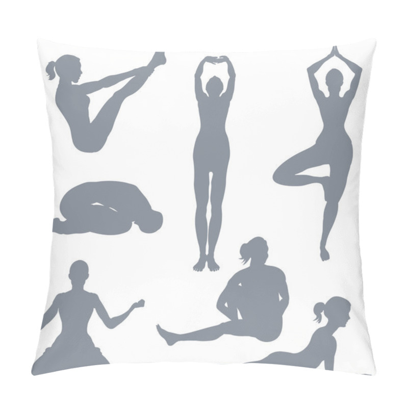 Personality  Yoga Postures Pillow Covers