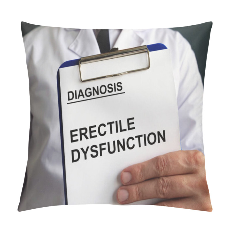 Personality  Medical Form With Erectile Dysfunction ED Diagnosis. Pillow Covers