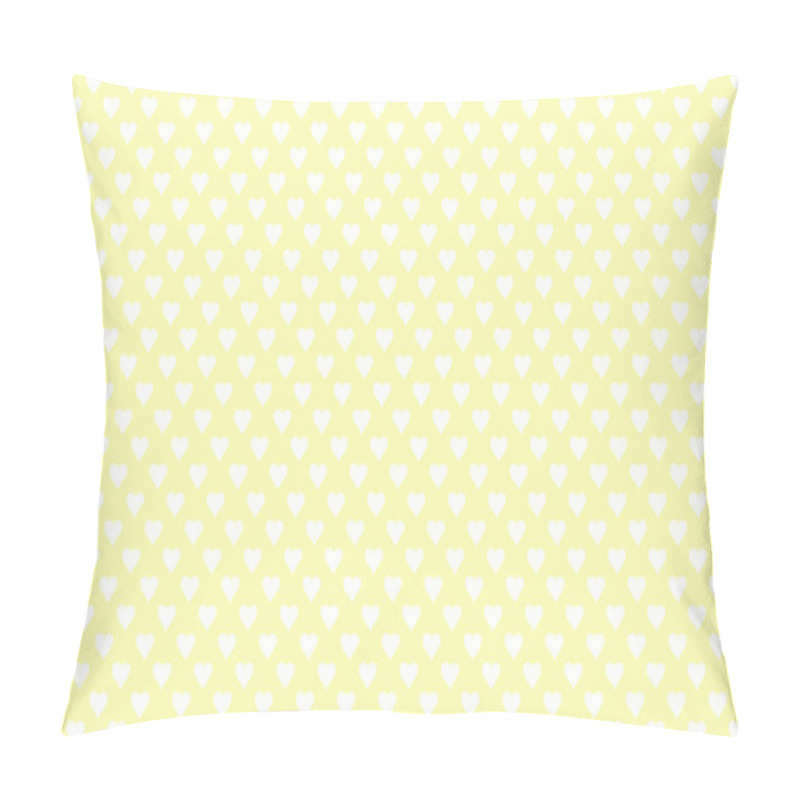 Personality  Valentine S Yellow Polka Dot Heart Pillow Covers