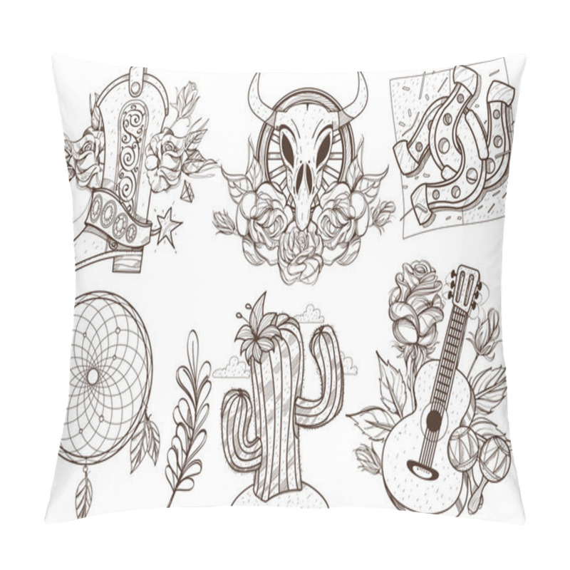 Personality  Wild West And Nature.  Pillow Covers