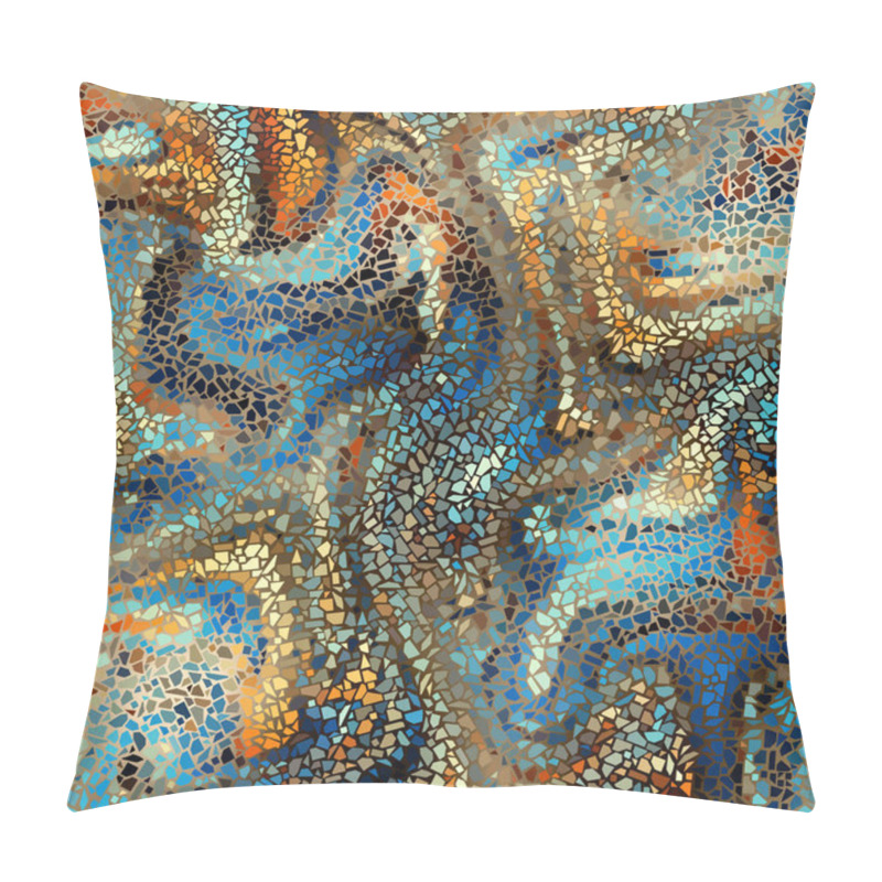 Personality  Seamless Mosaic Pattern Pillow Covers