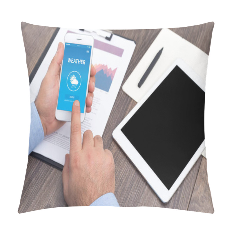 Personality  WEATHER APP CONCEPT Pillow Covers