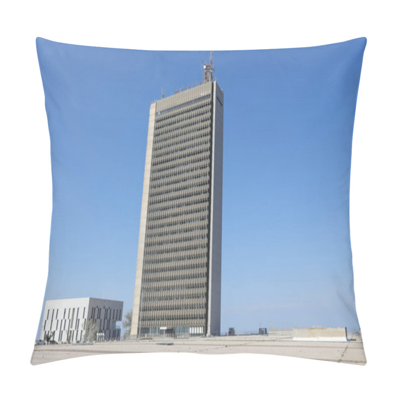 Personality  Tel Aviv, Israel: November 23, 2020: University Of Haifa Exterior Building. Pillow Covers